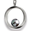 Bastian 11945 Inverun Pendant Silver Pendant Pearl Grey